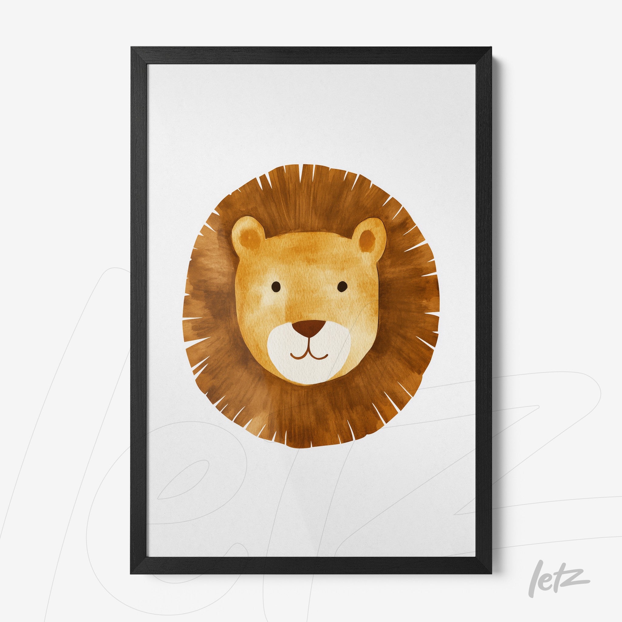 Letz-Quadro-Preview-Caixa-com-Vidro-Preta_animais-fofinhos-leao-3.jpg