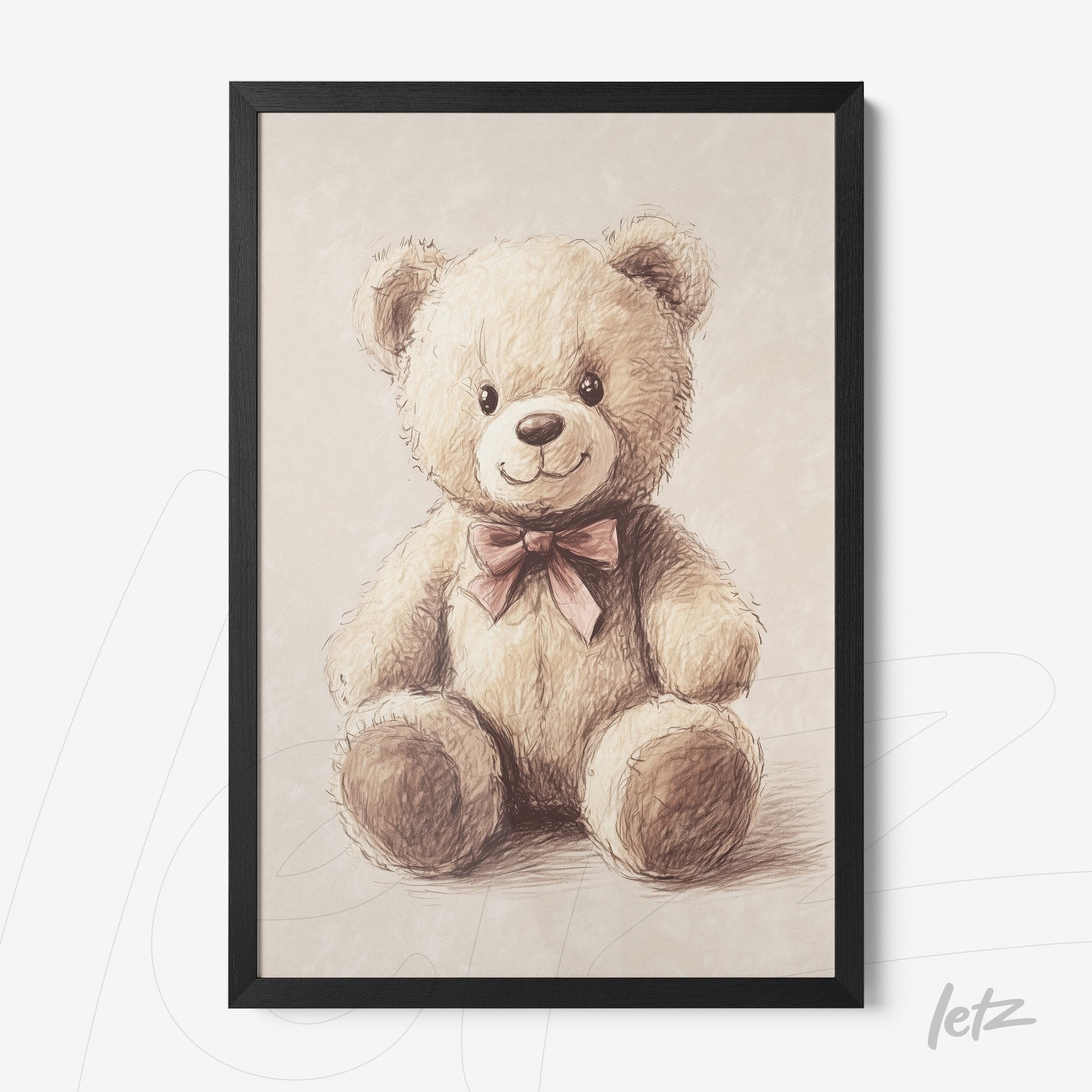 Letz-Quadro-Preview-Caixa-com-Vidro-Preta_vintage-kid-ursinho-1.jpg
