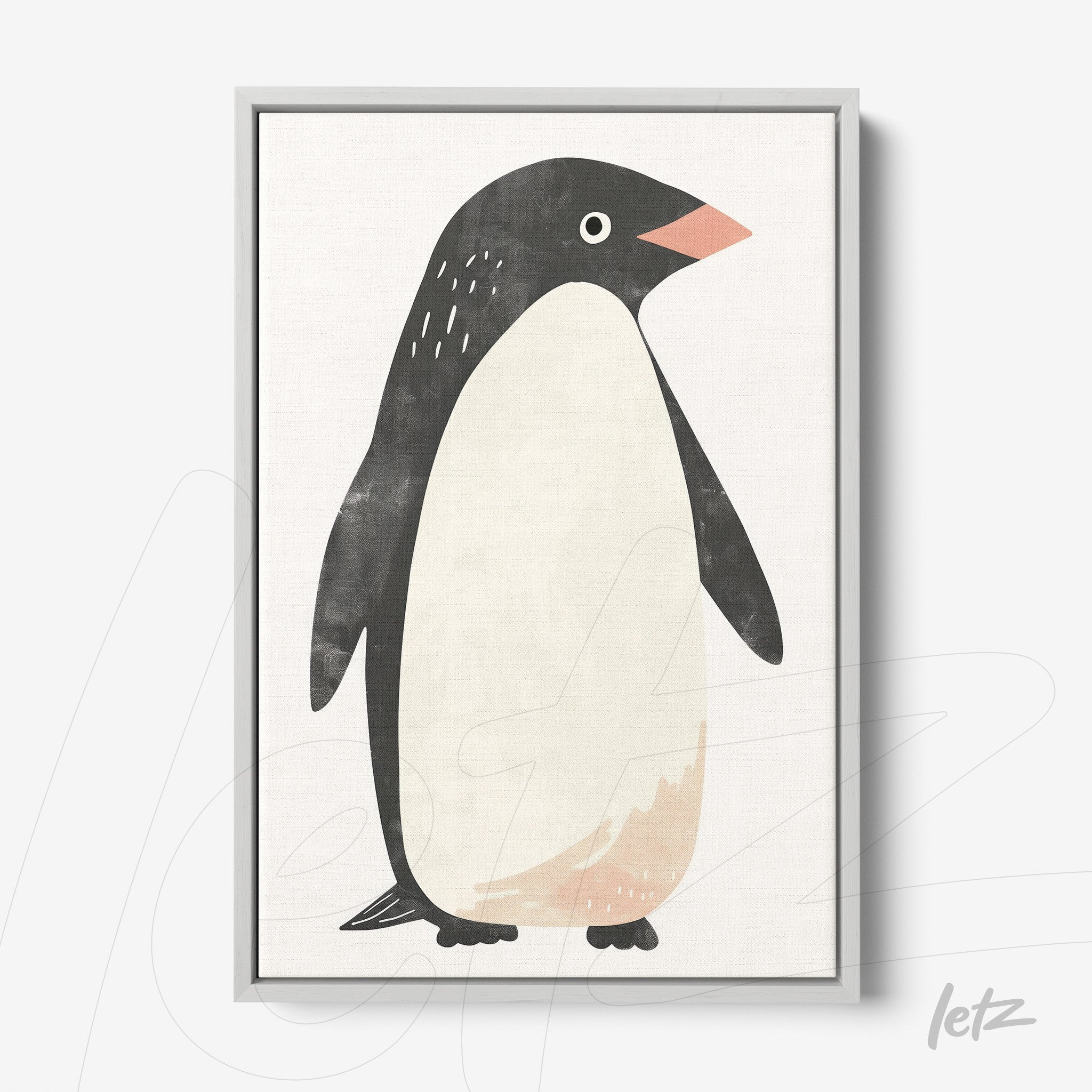 Letz-Quadro-Preview-Canvas-Moldura-Branco_animais-fofinhos-pinguim-1.jpg