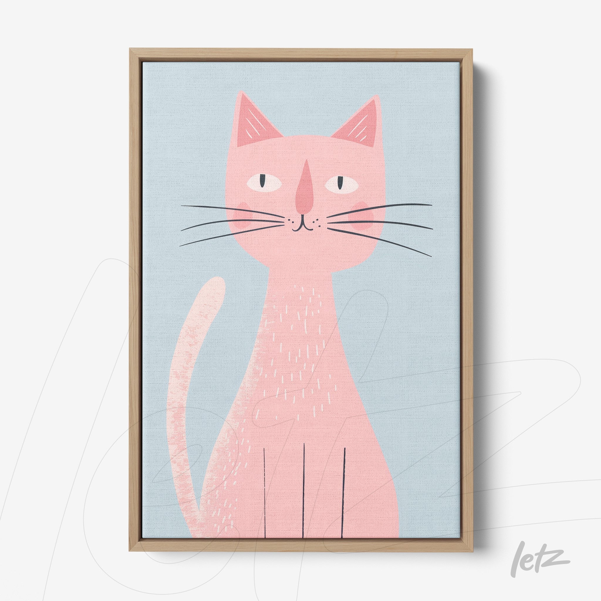 Letz-Quadro-Preview-Canvas-Moldura-Natural_animais-fofinhos-gato-rosa-1.jpg