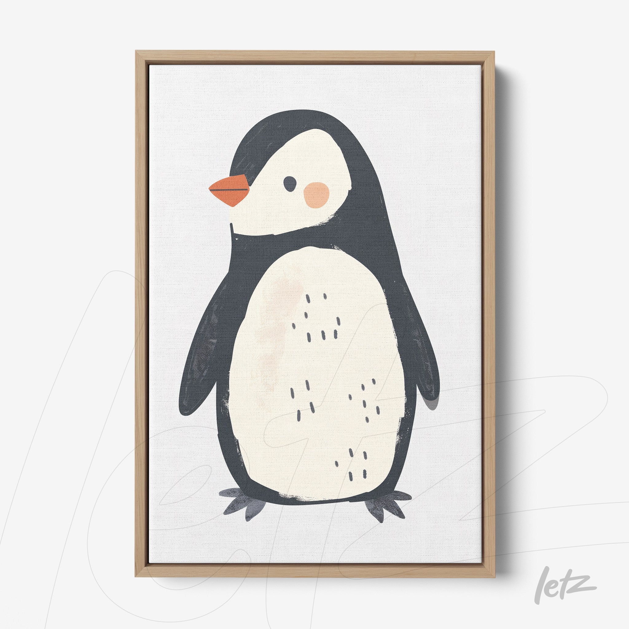Letz-Quadro-Preview-Canvas-Moldura-Natural_animais-fofinhos-pinguim-2.jpg