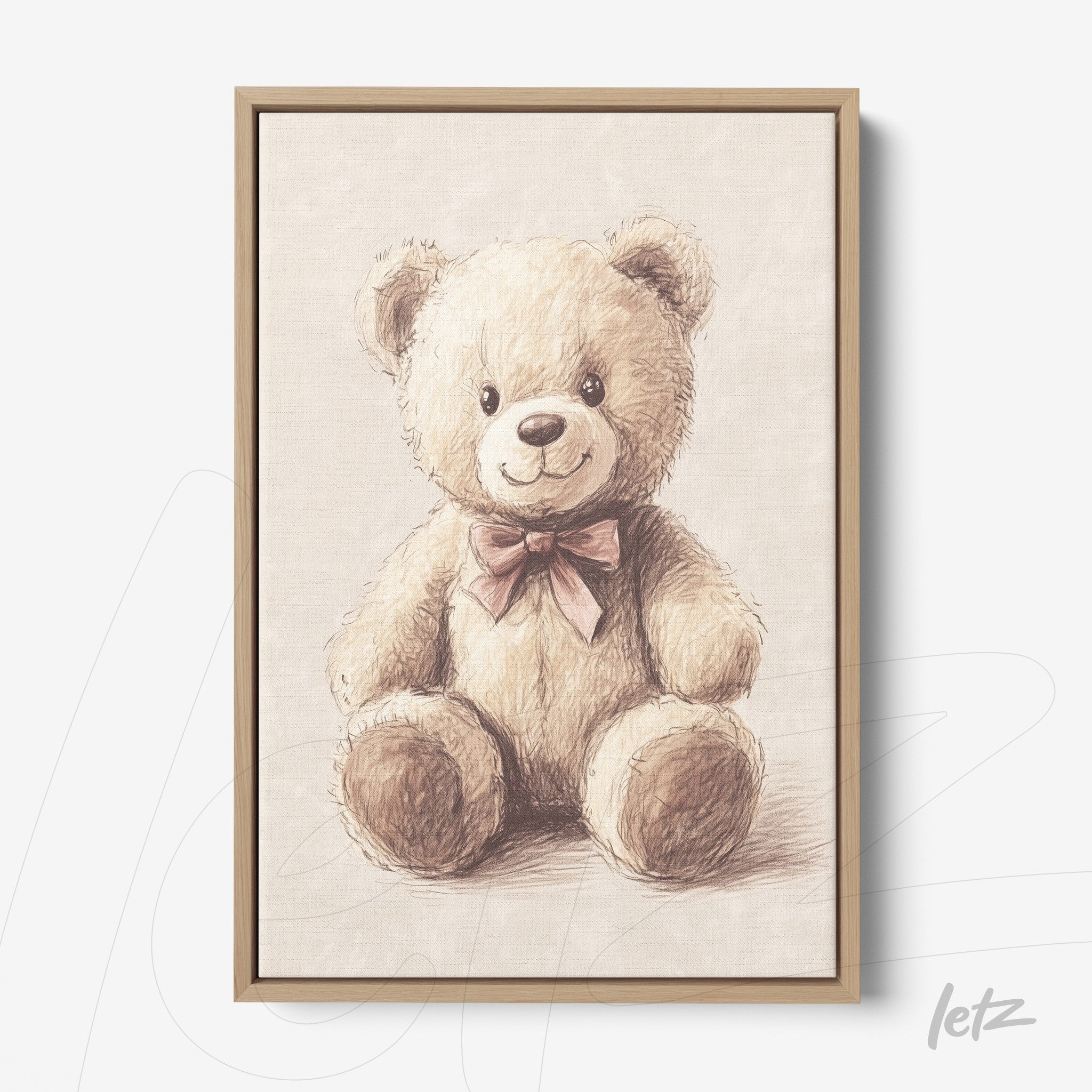 Letz-Quadro-Preview-Canvas-Moldura-Natural_vintage-kid-ursinho-1.jpg