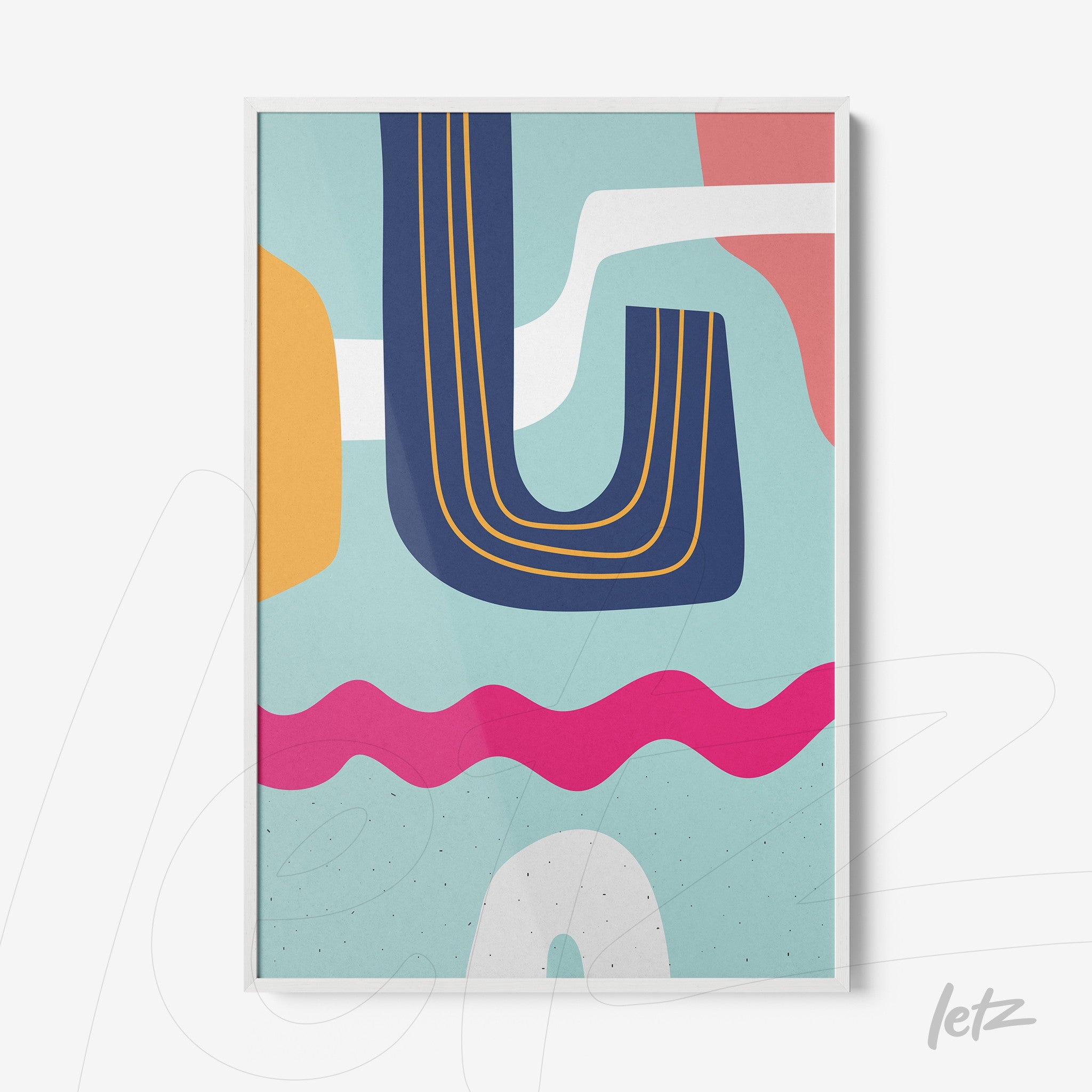 ```json
{
"alt": "quadro moderno com arte abstrata em tons boho com moldura branca",
"alt_en": "modern framed abstract art in boho tones with white frame"
}
```