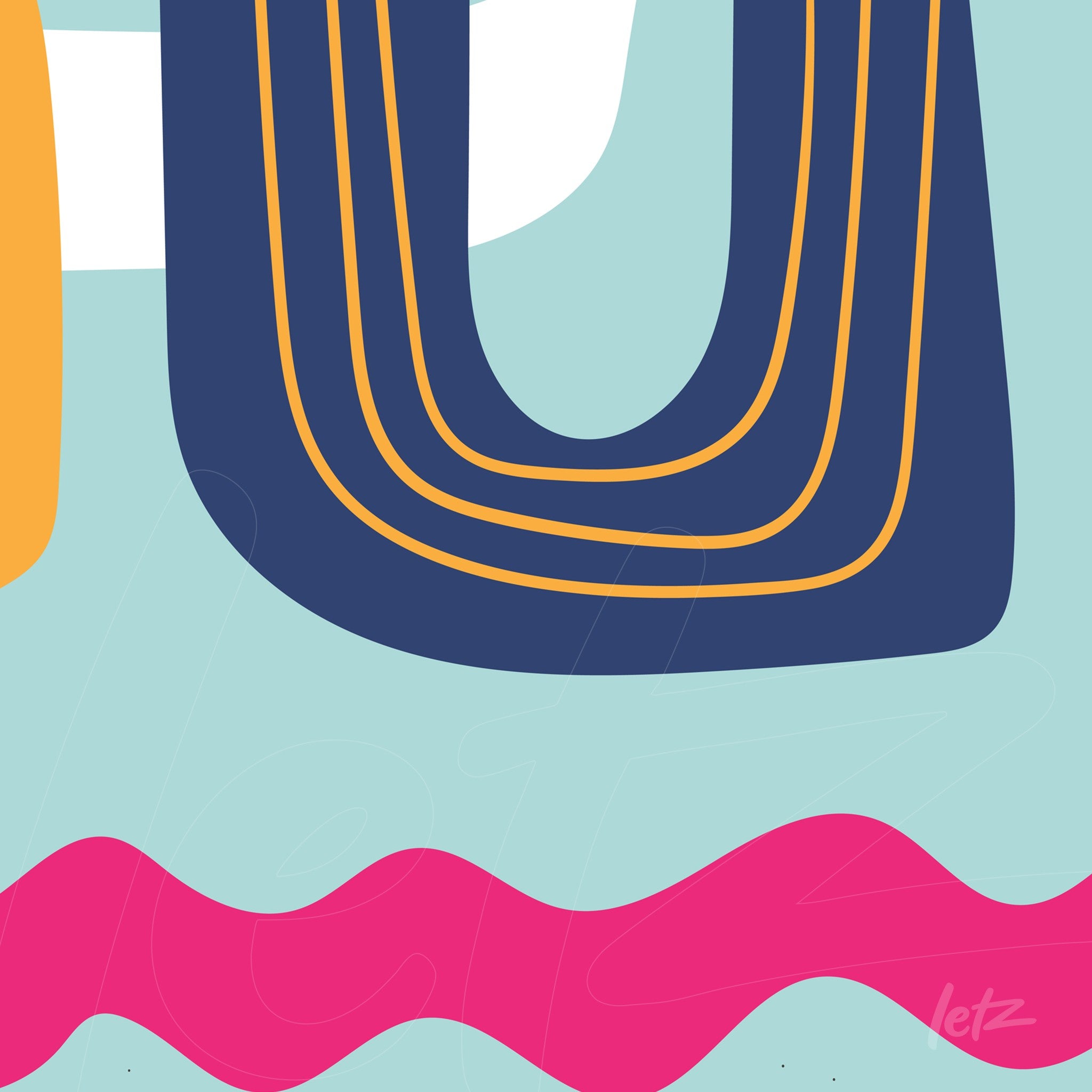 ```json
{
  "alt": "arte moderna com formas abstratas em cores vibrantes incluindo azul, amarelo, branco e rosa sobre fundo azul claro",
  "alt_en": "modern abstract art with vibrant shapes in blue, yellow, white, and pink on a light blue background"
}
```