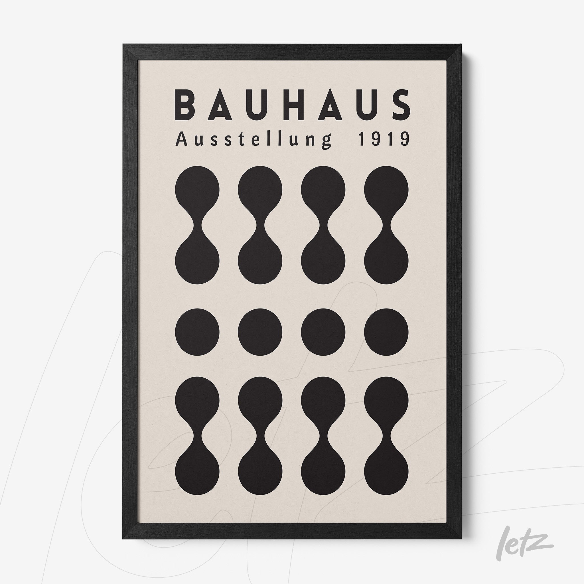 Quadro Bauhaus Clássico 1919 – Letz