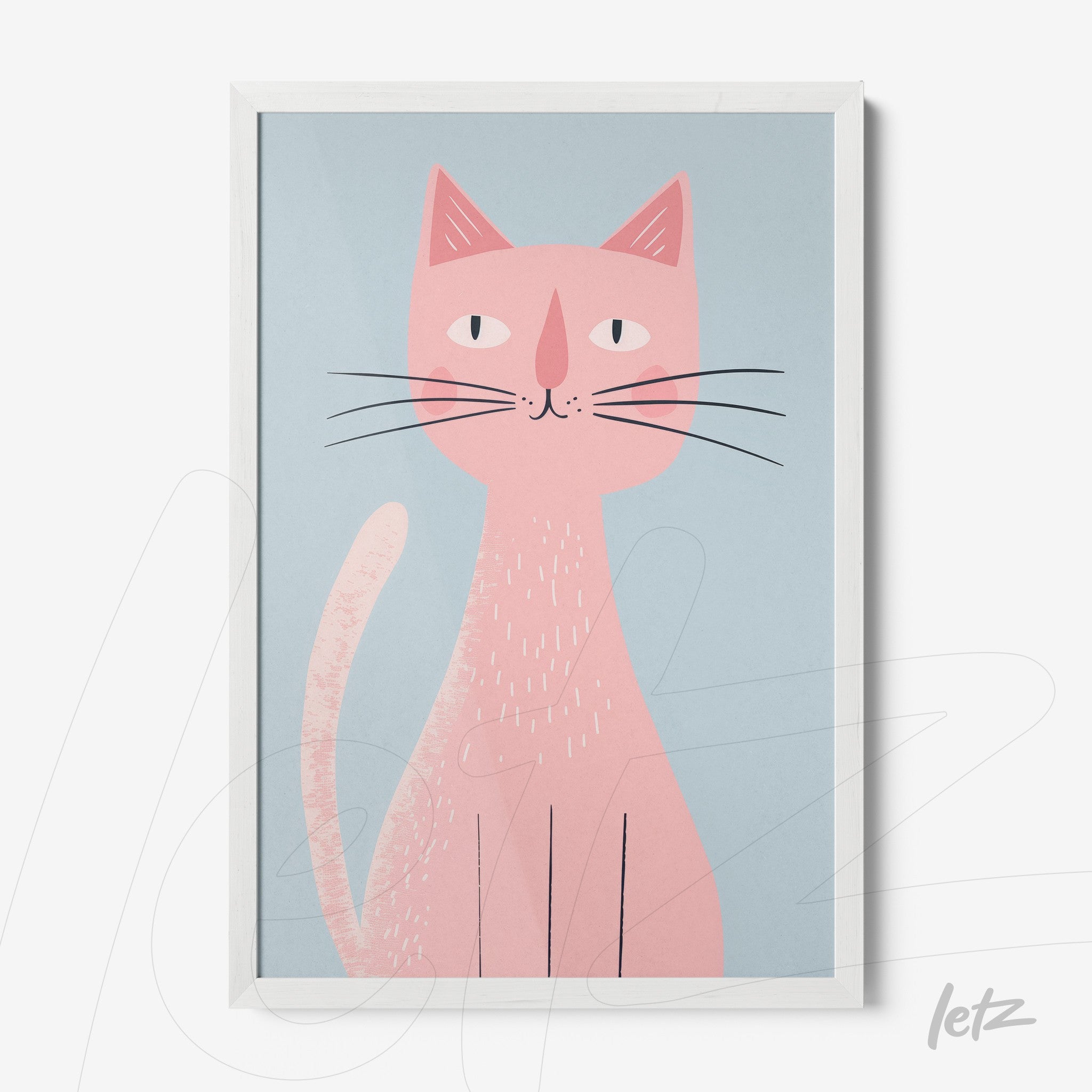 Letz-Quadro-Preview-Caixa-com-Vidro-Branca_animais-fofinhos-gato-rosa-1.jpg