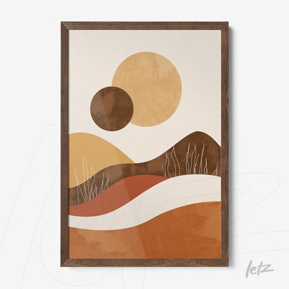 Letz-Quadro-Preview-Caixa-com-Vidro-Freijo_Boho-Geometrico-Laranja-Marrom-1.jpg