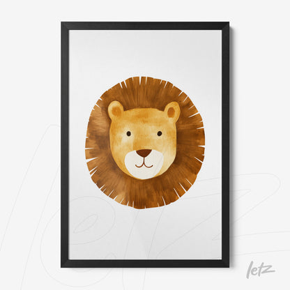 Letz-Quadro-Preview-Caixa-com-Vidro-Preta_animais-fofinhos-leao-3.jpg