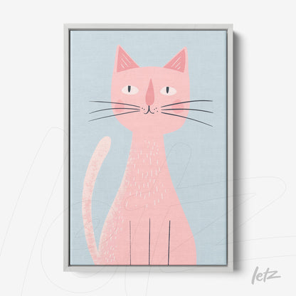 Letz-Quadro-Preview-Canvas-Moldura-Branco_animais-fofinhos-gato-rosa-1.jpg