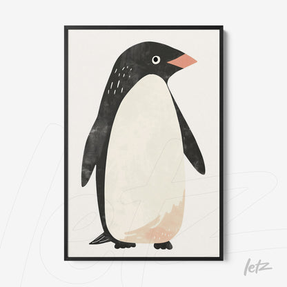 Letz-Quadro-Preview-Filete-Preta_animais-fofinhos-pinguim-1.jpg