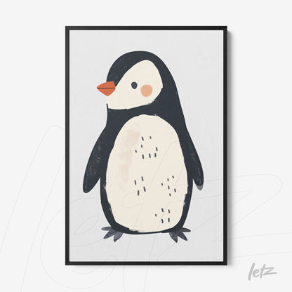 Letz-Quadro-Preview-Filete-Preta_animais-fofinhos-pinguim-2.jpg
