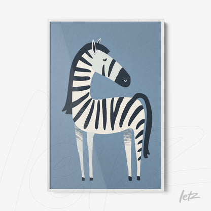 Letz-Quadro-Preview-Filete-com-Vidro-Branca_animais-fofinhos-zebra-1.jpg